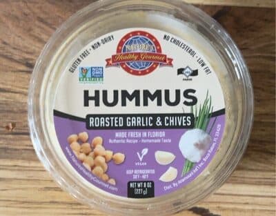 Roasted Garlic and Chive Hummus