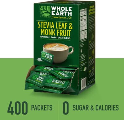 Nature Sweet With A Blend Of Stevia & Monk Fruit