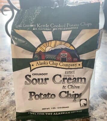 Sour cream & chive potato chips