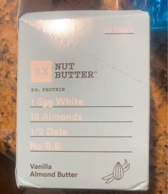 Nut & Protein Spread, Vanilla Almond Butter