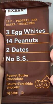 Barre protéinée Beurre d’arachide chocolat