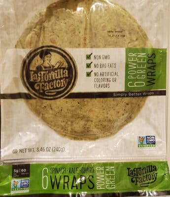 Power Green Simply Better Wraps