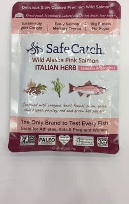 Italian Herb Skinless & Boneless Wild Pacific Pink Salmon