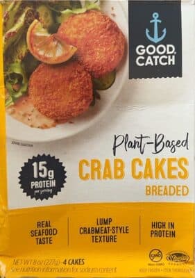 Breaded Plant-Based Crab Cakes