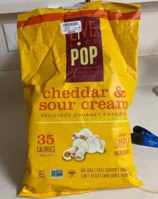 Delicious Gourmet Popcorn, Cheddar & Sour Cream