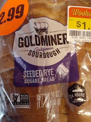Sourdough Seeded Rye Square Bread