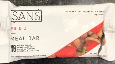 PB & J meal bar