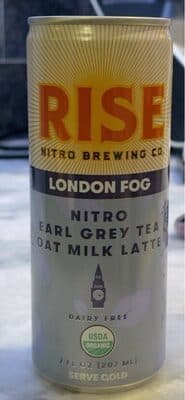 London Fog Nitro Earl Grey Tea Oat Milk Latte
