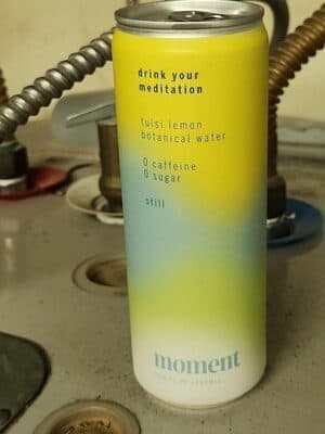 Tulsi lemon botanical water