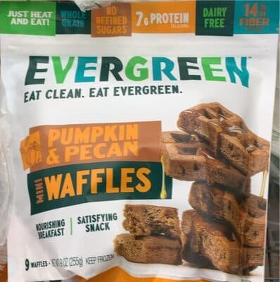 Evergreen Pumpkin & Pecan Mini Waffles