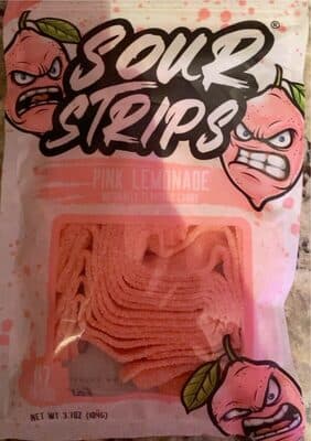 Sour Strips Pink Lemonade