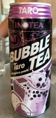 Taro Bubble Tea with Tapioca Pearls
