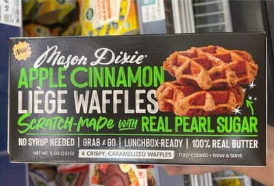 Mason Dixie Biscuit: Apple Cinnamon Liege Waffles