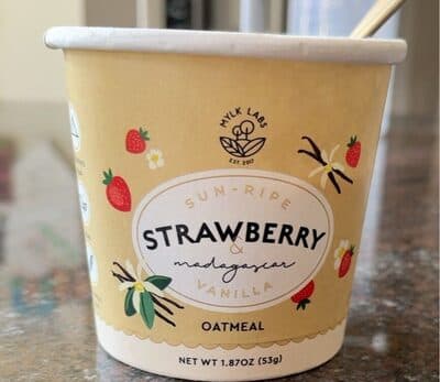 Sun Ripe Strawberry and Madagascar Vanilla Oatmeal