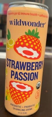 Strawberry Passion Probiotic Sparkling Drink