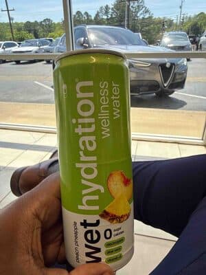 Wet Hydration Wellness Water Peach Pineapple