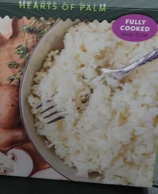 White rice hearts of palm