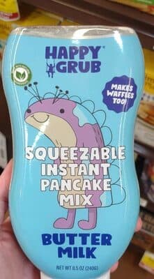 Squeezable instant pancake mix Buttermilk