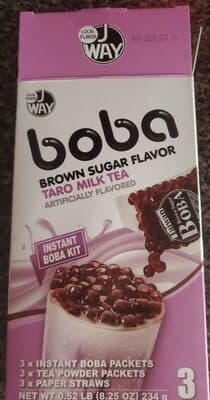 Boba Brown Sugar Flavor Taro Milk Tea