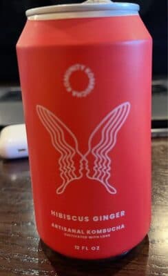 Hibiscus Ginger Kombucha
