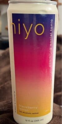 Hiyo Sparkling Social Tonic Blackberry Lemon