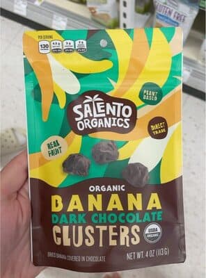 Organic Banana Dark Chocolate Clusters