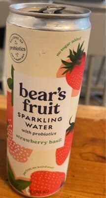 Strawberry Basil Sparkling Water