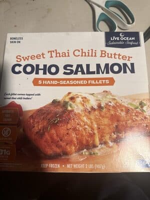Sweet Thai Chili Butter Coho Salmon