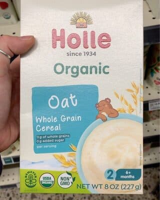 Organic Oat Whole Grain Cereal