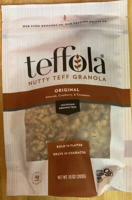 Teffola Nutty Teff Granola