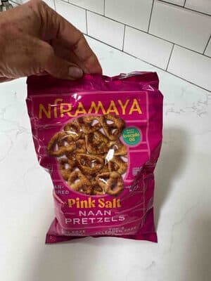 Pink Salt Naan Pretzels