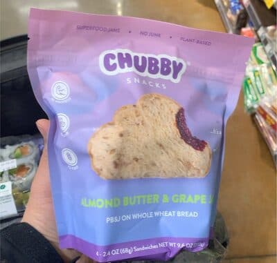 Almond butter & grape jam