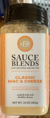 Sauce blends classic mac and cheese