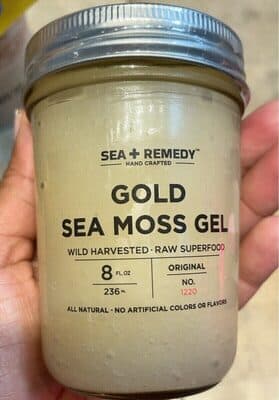 Gold seamoss gel