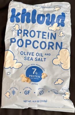 Protein Popcorn Olive Oil And Sea Salt