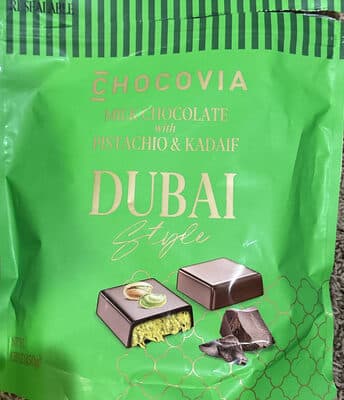 Milk Chocolate with Pistachio & Kadaif Dubai Style