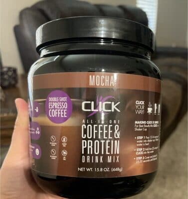 Click coffee and protein