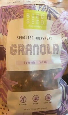 Sprouted Buckwheat Granola Lavender Cacao