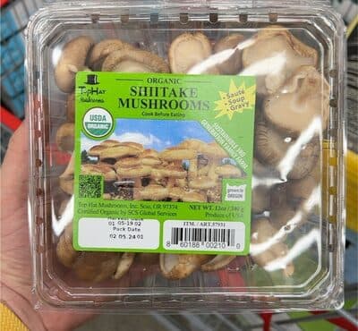 Organic Shiitake Mushrooms