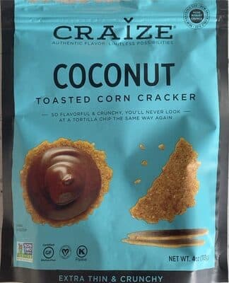 Coconut Toasted Corn Cracker