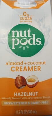Hazelnut Flavored Almond + Coconut Creamer