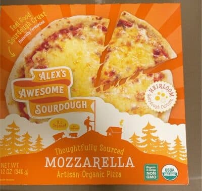 Mozzarella Artisan Organic Pizza