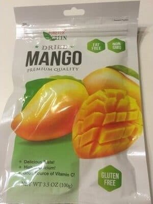 Paradise green Dried Mango