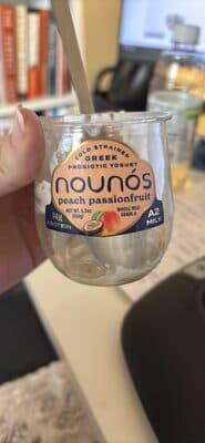 Peach Passion Fruit Greek Low-Fat Yogurt