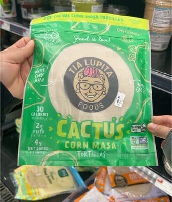 Cactus Corn Masa Tortillas