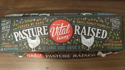 Pasture Raised Vital Farms Eggs