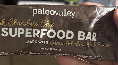 Dark Chocolate Chip Superfood Bar