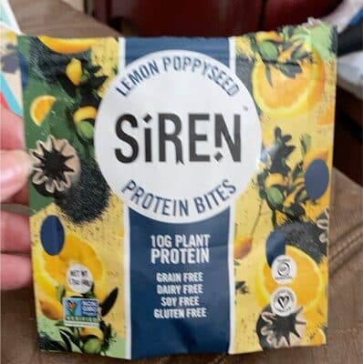 Lemon Poppyseed Protein Bites