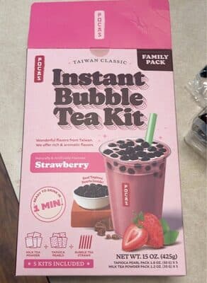 Instant bubble tea kit