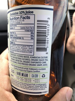 Marin Kombucha, Kombucha Tea